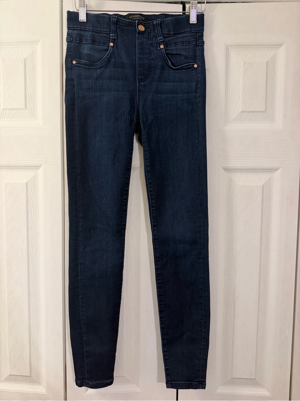 Liverpool Denim Skinny Pull On Jeans